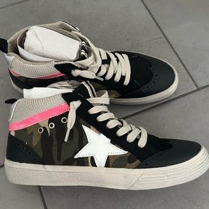 Womens ShuShop Liam Hightop Camo Sneaker